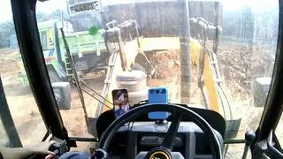LOOK SHARP. To help heavy machinery operators guard against fatigue, ParvAI sensors monitor their eye condition and movements