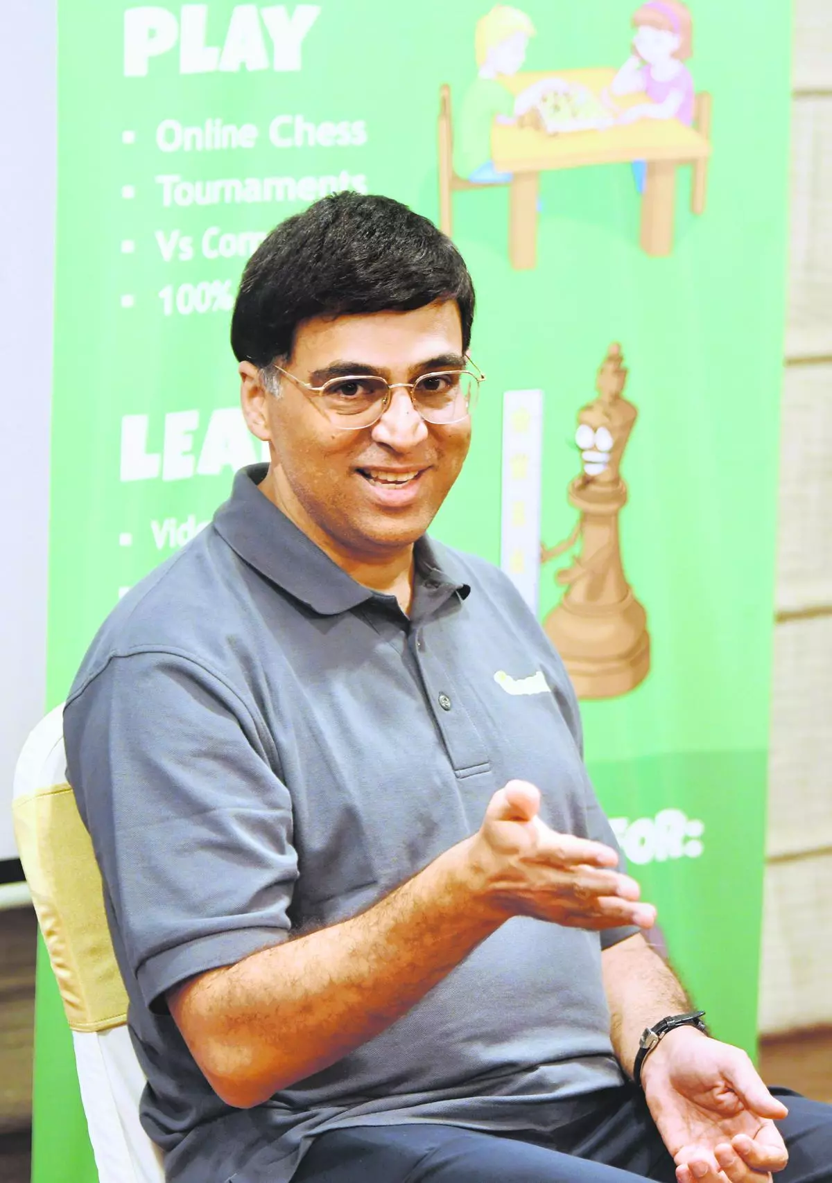 Indian chess grandmaster Viswanathan Anand