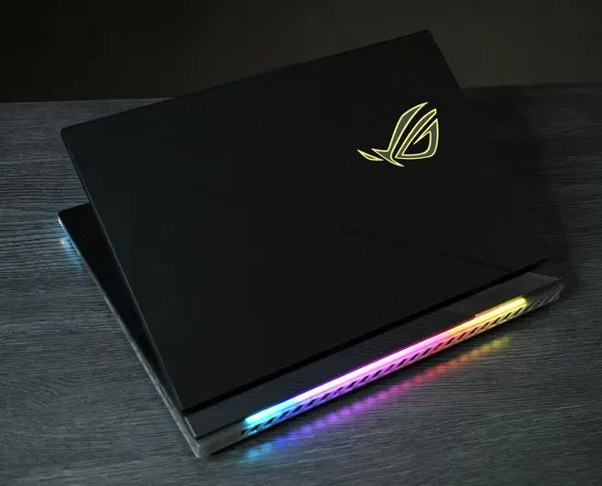 For Technofile : Asus ROG Strix 16. Photo : Bijoy Ghosh To go with Siddharth's report For Technofile : Asus ROG Strix 16. Photo : Bijoy Ghosh To go with Siddharth's report
