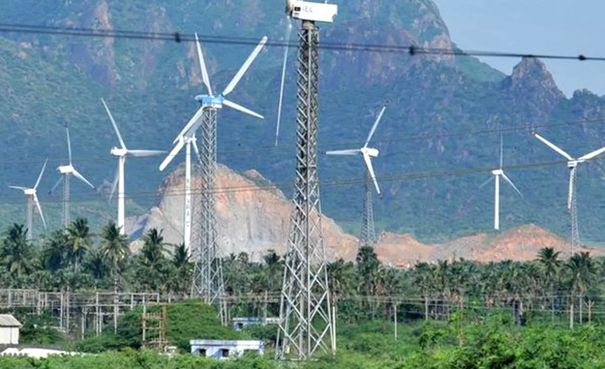 India’s total wind installed capacity is 41,844 MW (file image)