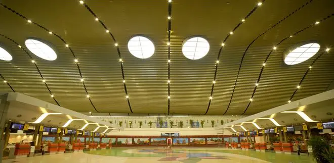The new integrated terminal at Chennai airport opened by Prime Minister Narendra Modi on Saturday. The new integrated terminal at Chennai airport opened by Prime Minister Narendra Modi on Saturday.