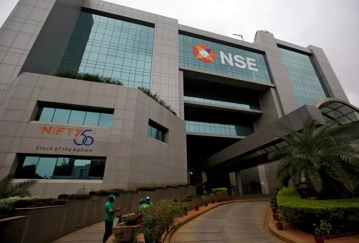 FILE PHOTO: The National Stock Exchange (NSE) building in Mumbai, India