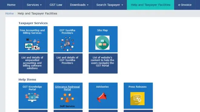 GST Grievance Redressal portal GST Grievance Redressal portal