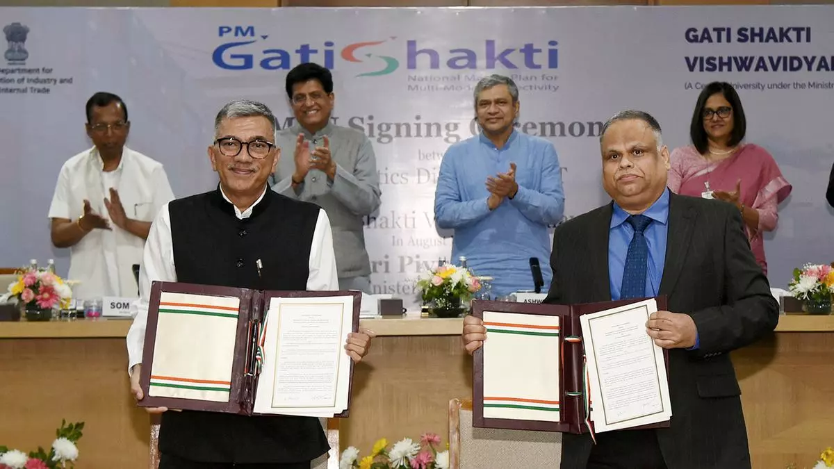 DPIIT, GatiShakti Vishwavidyalaya sign MoU on designing, delivering courses