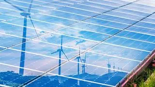India’s total renewable energy capacity reached 144 GW, with solar power contributing 82 GW and wind power 46 GW. India’s total renewable energy capacity reached 144 GW, with solar power contributing 82 GW and wind power 46 GW.