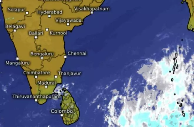 Thunderclouds have swarmed the Andaman & Nicobar Islands on Wednesday morning as a weather-setting easterly wave moves across the southern Bay of Bengal eyeing the Sri Lanka and southern Tamil Nadu coasts. 