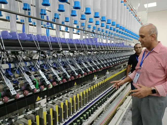 Rajiv Sharma, Group Chief Executive, Coats, at the newly inaugurated Coats Sustainability Hub India in Madurai. Rajiv Sharma, Group Chief Executive, Coats, at the newly inaugurated Coats Sustainability Hub India in Madurai.