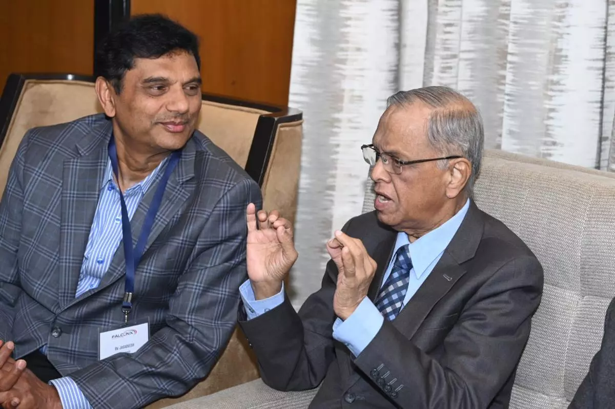 B.V. Jagadeesh co-founder of FalconX with Narayan Murthy, Infosys cofounder