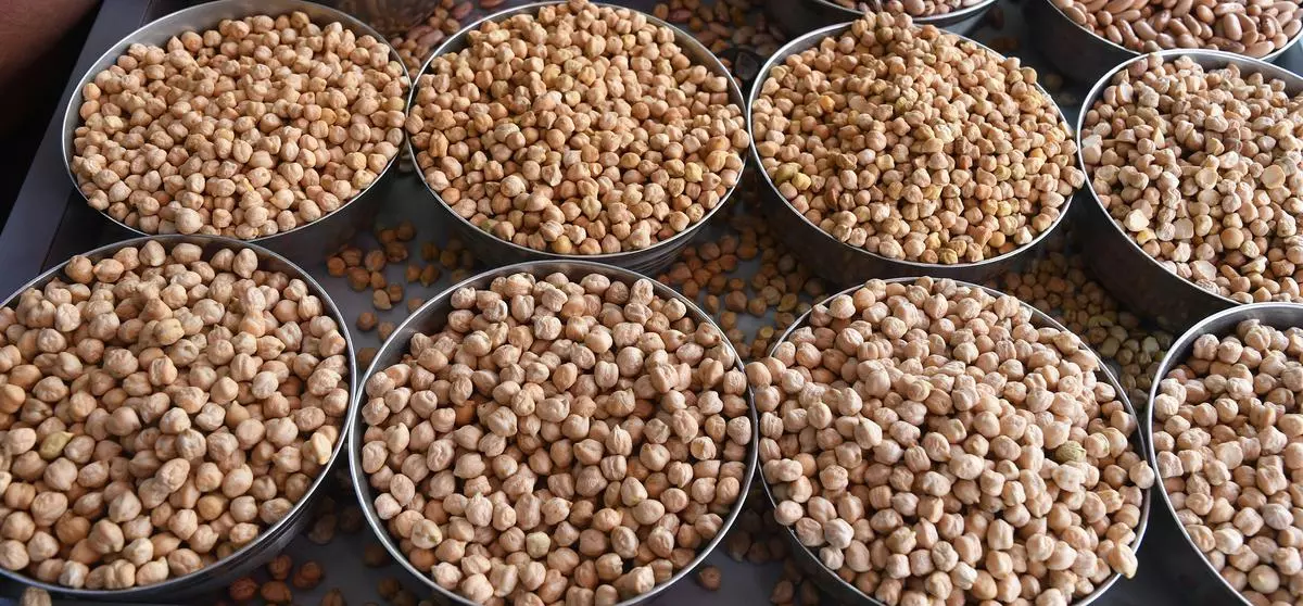Modal prices of chana are presently ranging between ₹4200-4800 across various markets in the key producing States