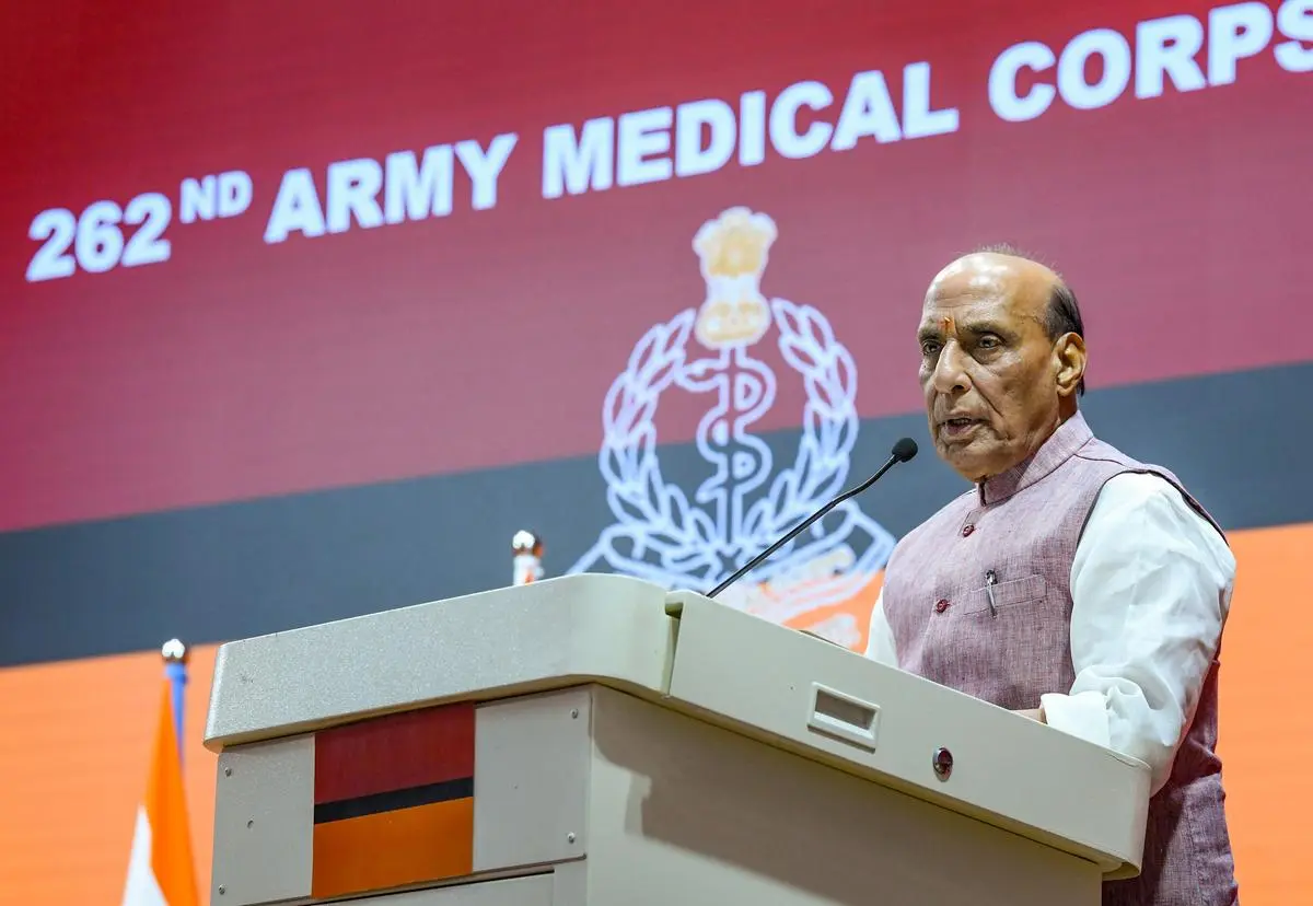 thehindubusinessline.com - Rajnath cautions against foreign industry-led medical trials, urges indigenous research push