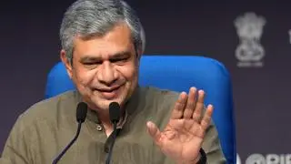 Information and Broadcasting Minister Ashwini Vaishnaw at a press conference on Cabinet briefing, in New Delhi, on Wednesday Information and Broadcasting Minister Ashwini Vaishnaw at a press conference on Cabinet briefing, in New Delhi, on Wednesday