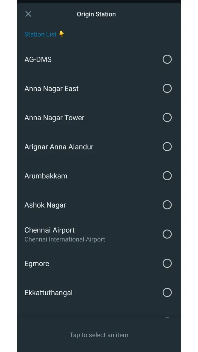 List of stations List of stations