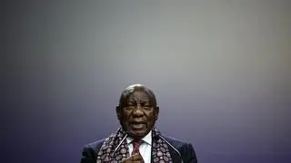 South Africa's President Cyril Ramaphosa