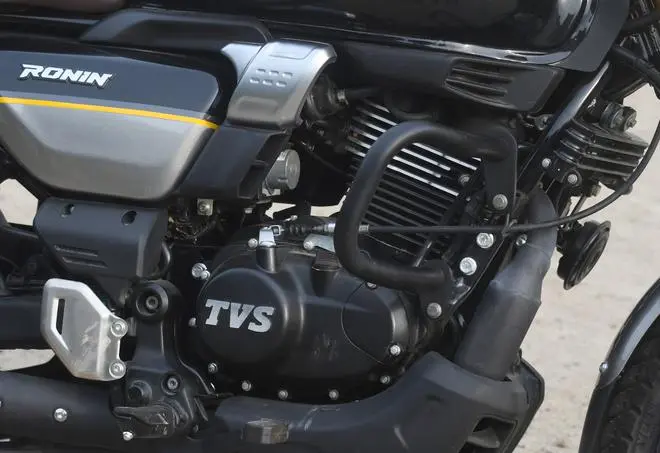 The Ronin gets a single-cylinder, 225.9 cc, 4-stroke, 4-valve engine that is fuel-injected The Ronin gets a single-cylinder, 225.9 cc, 4-stroke, 4-valve engine that is fuel-injected