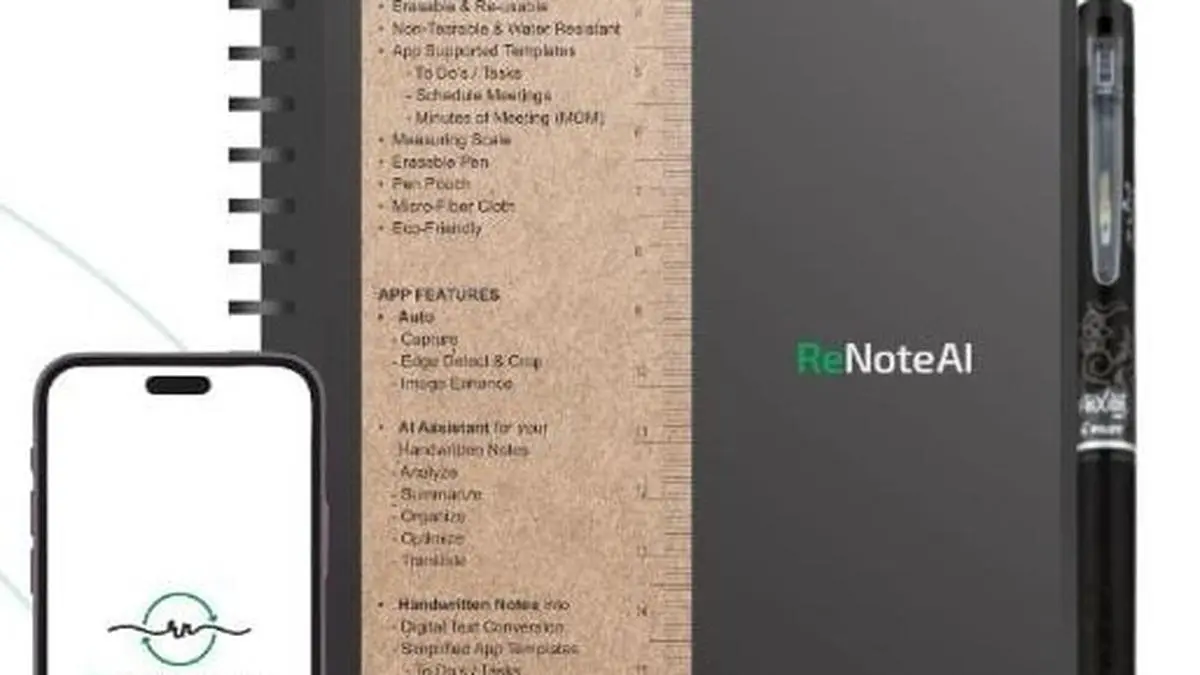 Hyderabad start-up develops AI-based reusable notebook to convert handwritten notes to digital text