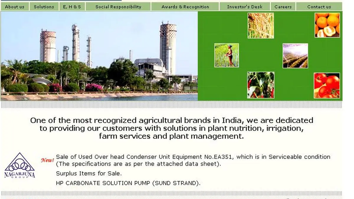 Nagarjuna commissions customised fertiliser plant The Hindu BusinessLine