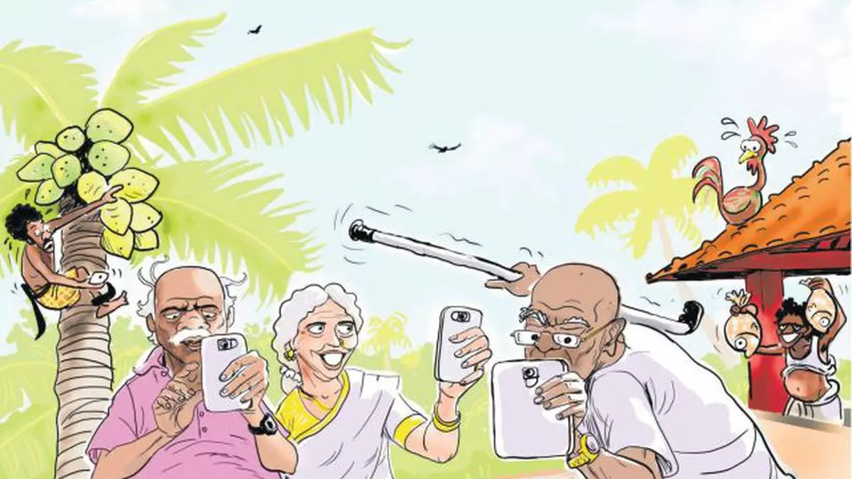 Smartphones are transforming the lives of the elderly in Kerala - The Hindu  BusinessLine