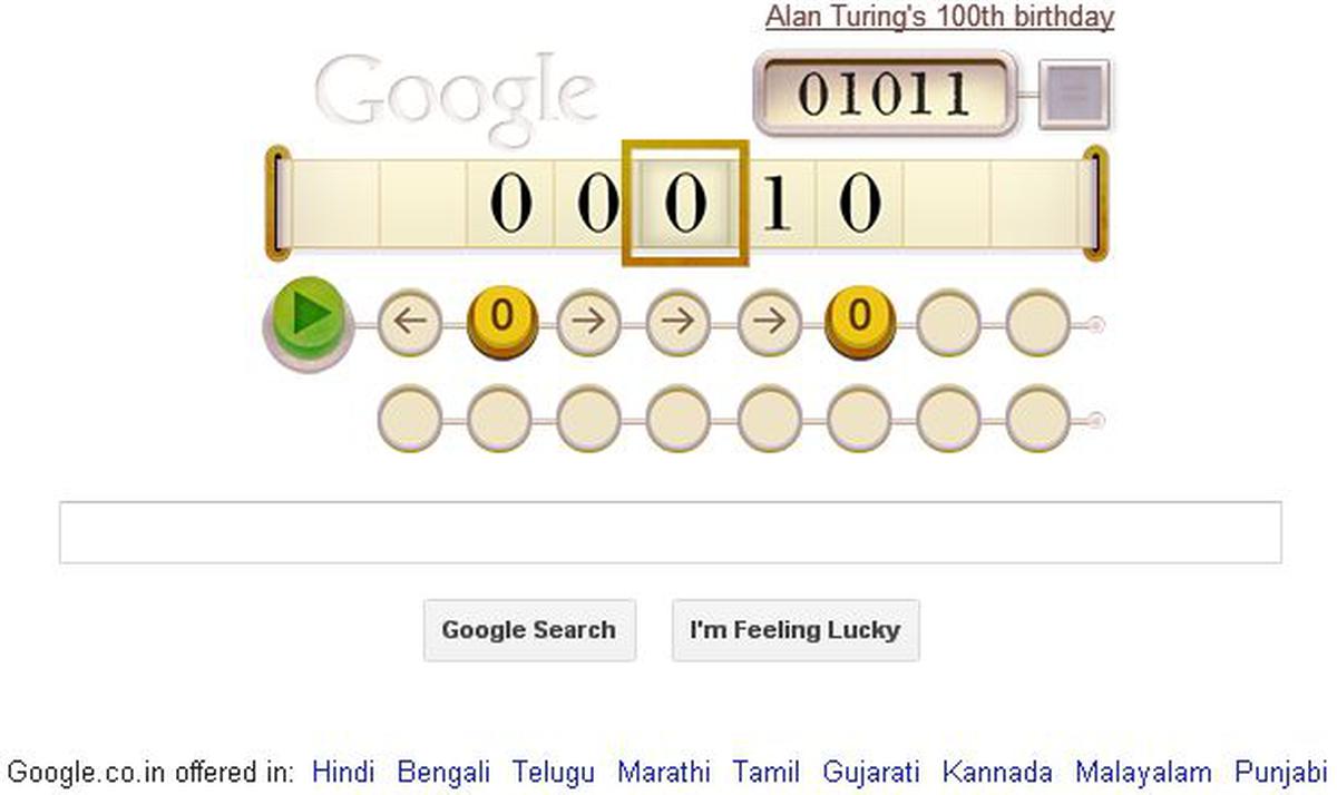 Google turing sale machine