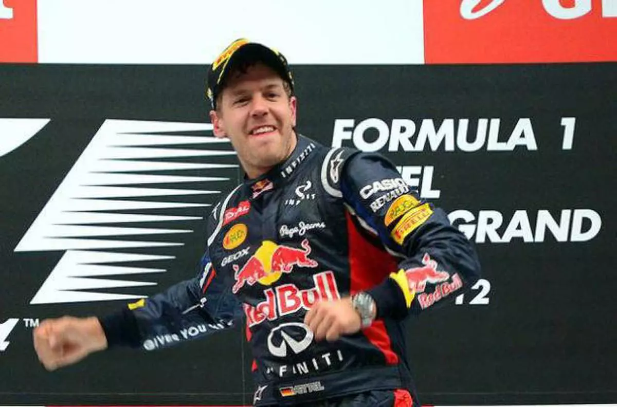 Mark Weber Holds British Grand Prix Editorial Stock Photo - Stock Image