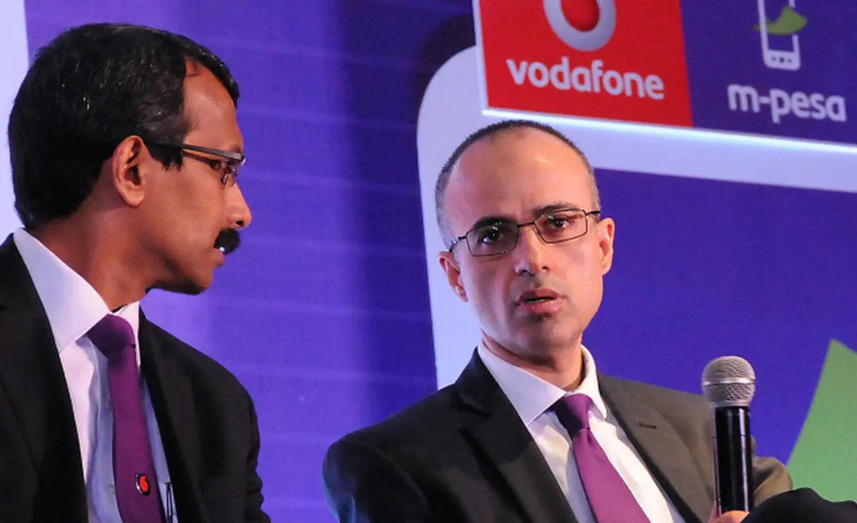 Bets on digital cash: Suresh Sethi (right), Business Head, M-Pesa, Vodafone India, and Suresh Kumar, Operational Director - South, at the launch of ‘M-Pesa’, in Chennai on Monday. - Bijoy Ghosh