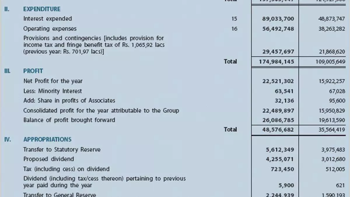 Understanding The Profit & Loss Statement Of Banks/ Financial ...