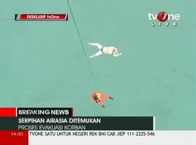 Indonesian TV shows footage of objects in Java Sea, may be ...