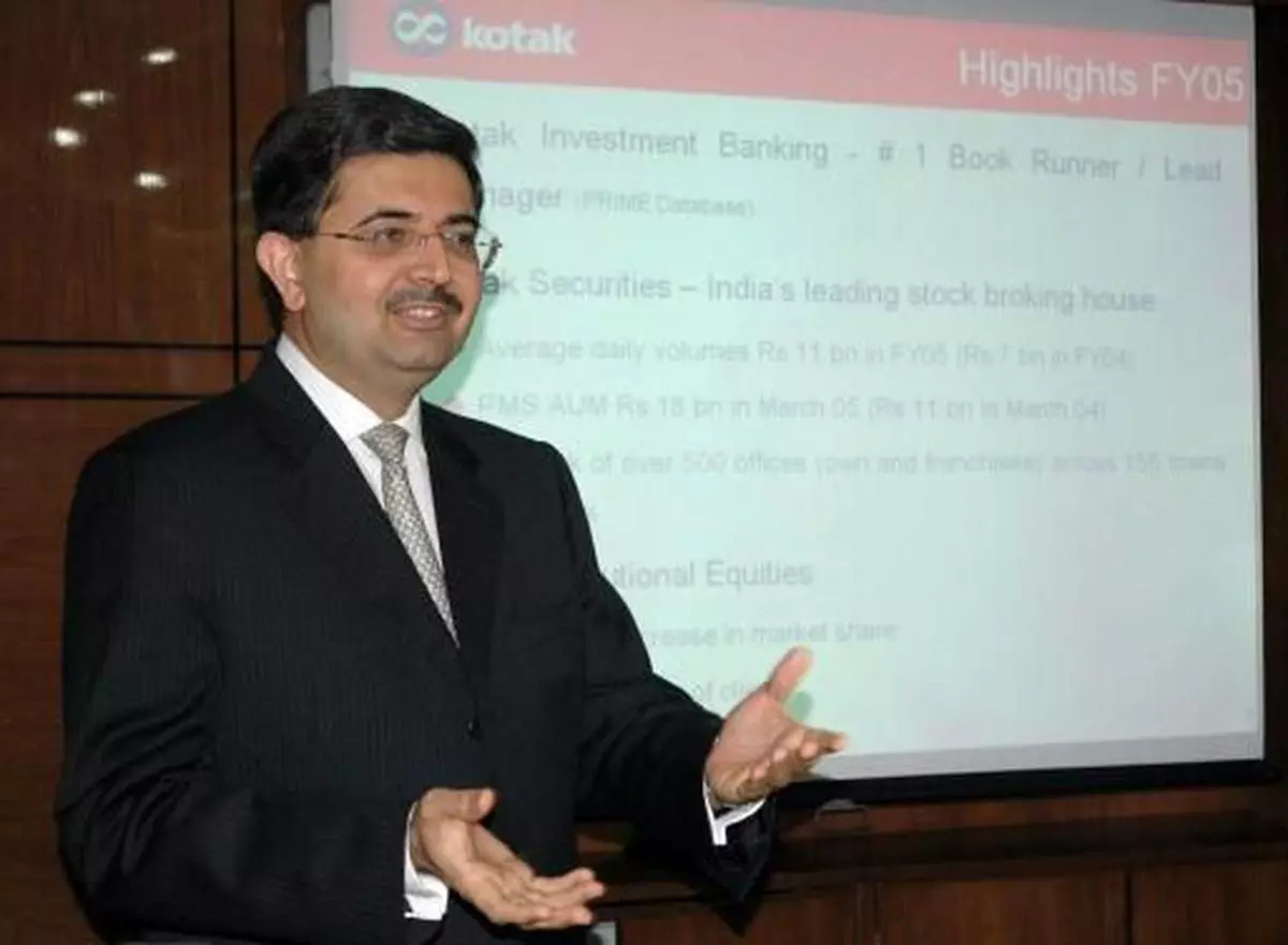 Uday Kotak, Executive Vice Chairman of Kotak Mahindra Bank