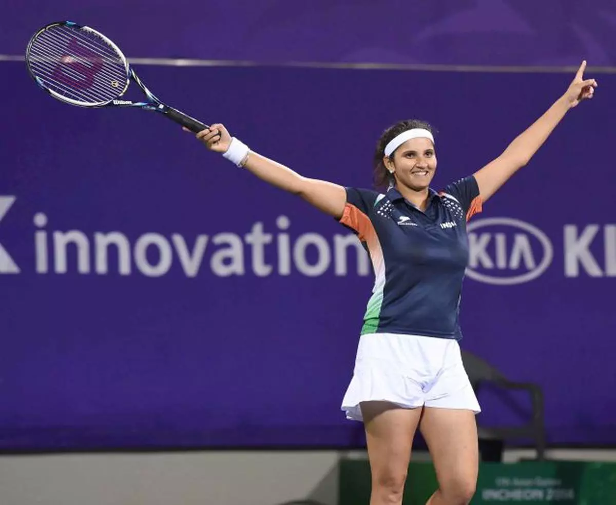 Sania Mirza is the first female player from India to win Grand Slam tournaments.