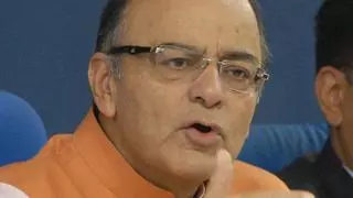 B.LINE:Finance Minister, Arun Jaitley  during a press confrence , in New Delhil on 2.07.15, Pic : Kamal Narang