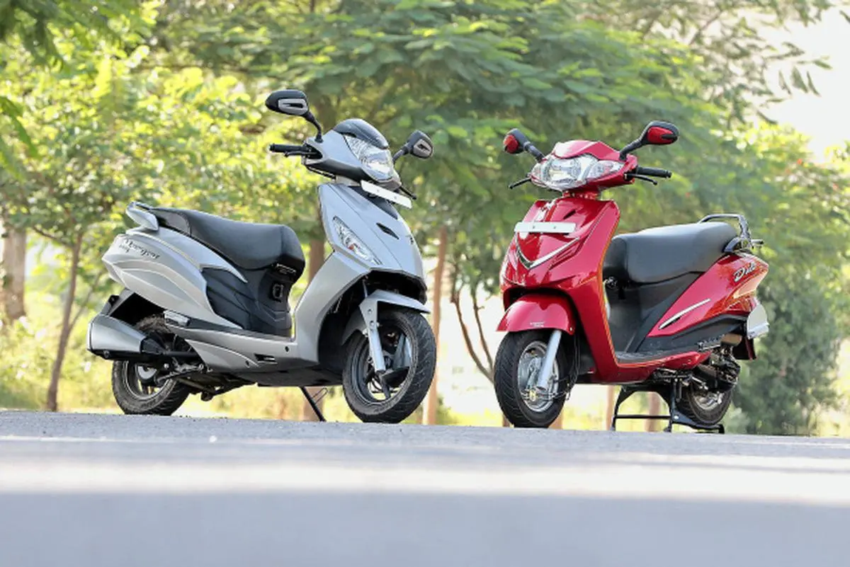 Hero cheap motocorp scooty