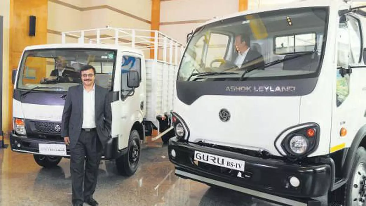 Ashok Leyland rolls out ‘Guru’ priced at Rs 14.35 lakh - The Hindu ...