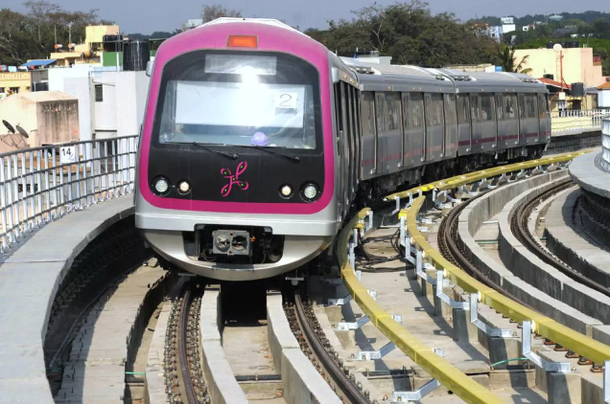 First metro rail project in South Asia: A file picture of Namma Metro.