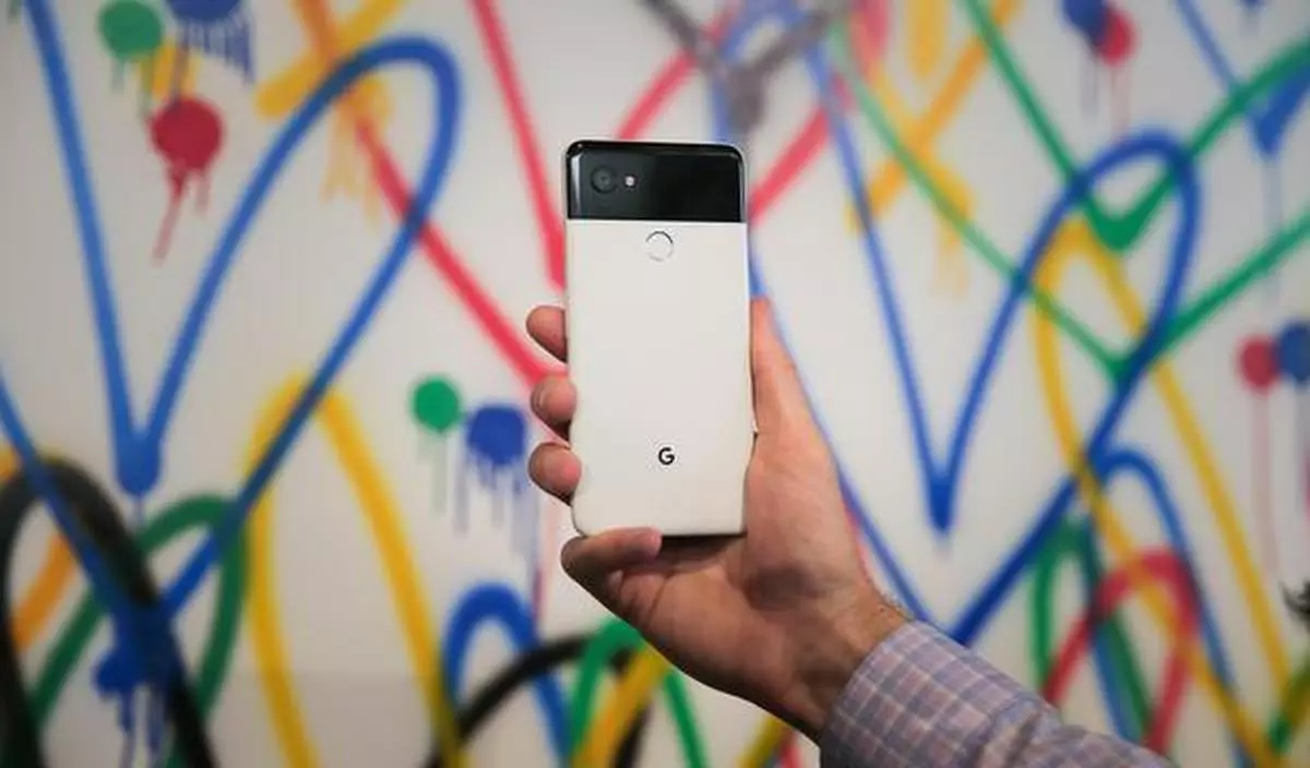 Wacky design: The Pixel 2’s “panda” look is at least different from the usual fare