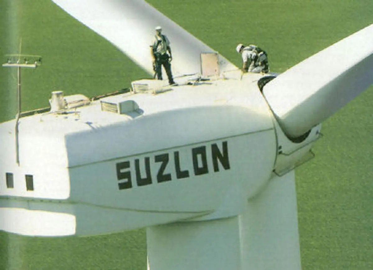 Suzlon turbine.