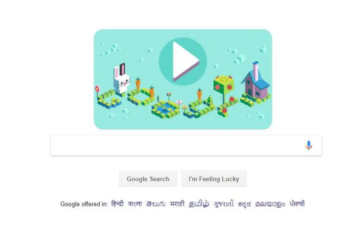 Stay and play at home,' says Google through its coding doodle - The Hindu