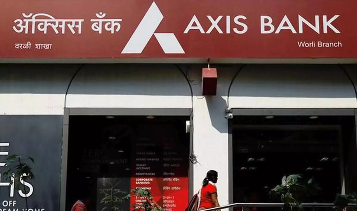 A branch of Axis Bank in Mumbai 
