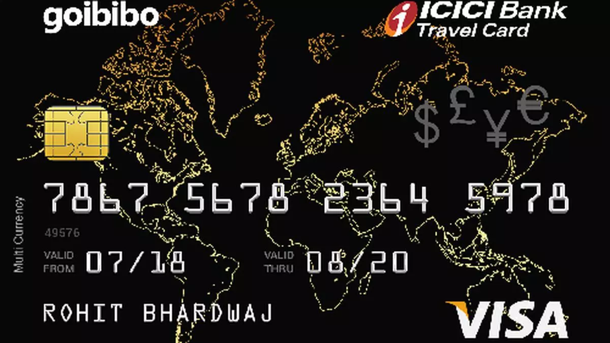 icici multi currency travel card charges