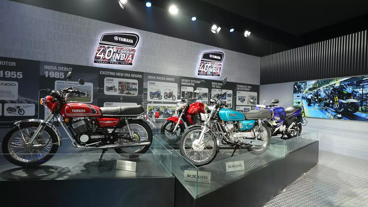 Yamaha showcases 40 years’ heritage, futuristic vision, at Bharat Mobility Global Expo 2025