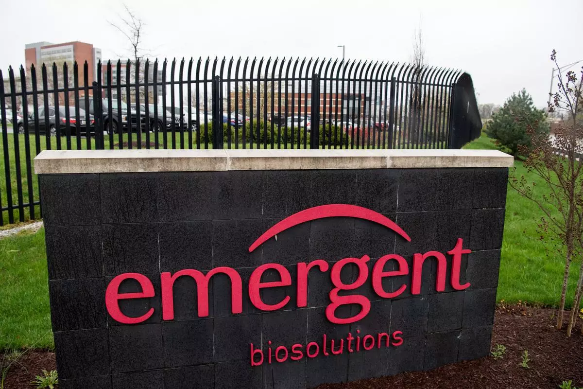 The Emergent BioSolutions plant, a manufacturing partner for Johnson & Johnson’s Covid-19 vaccine, in Baltimore, Maryland. Source: AFP  