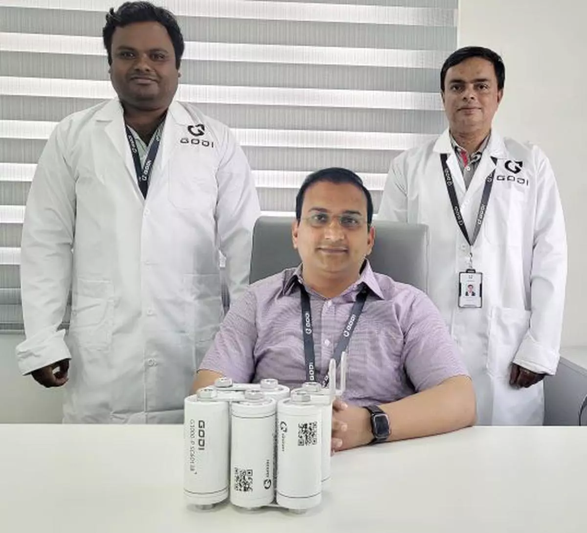 (From left to right) Dr Milan Jana, Research & Development Manager, Mahesh Godi, Founder and CEO, and Dr Pushpendra Singh, Senior Scientist, GODI India