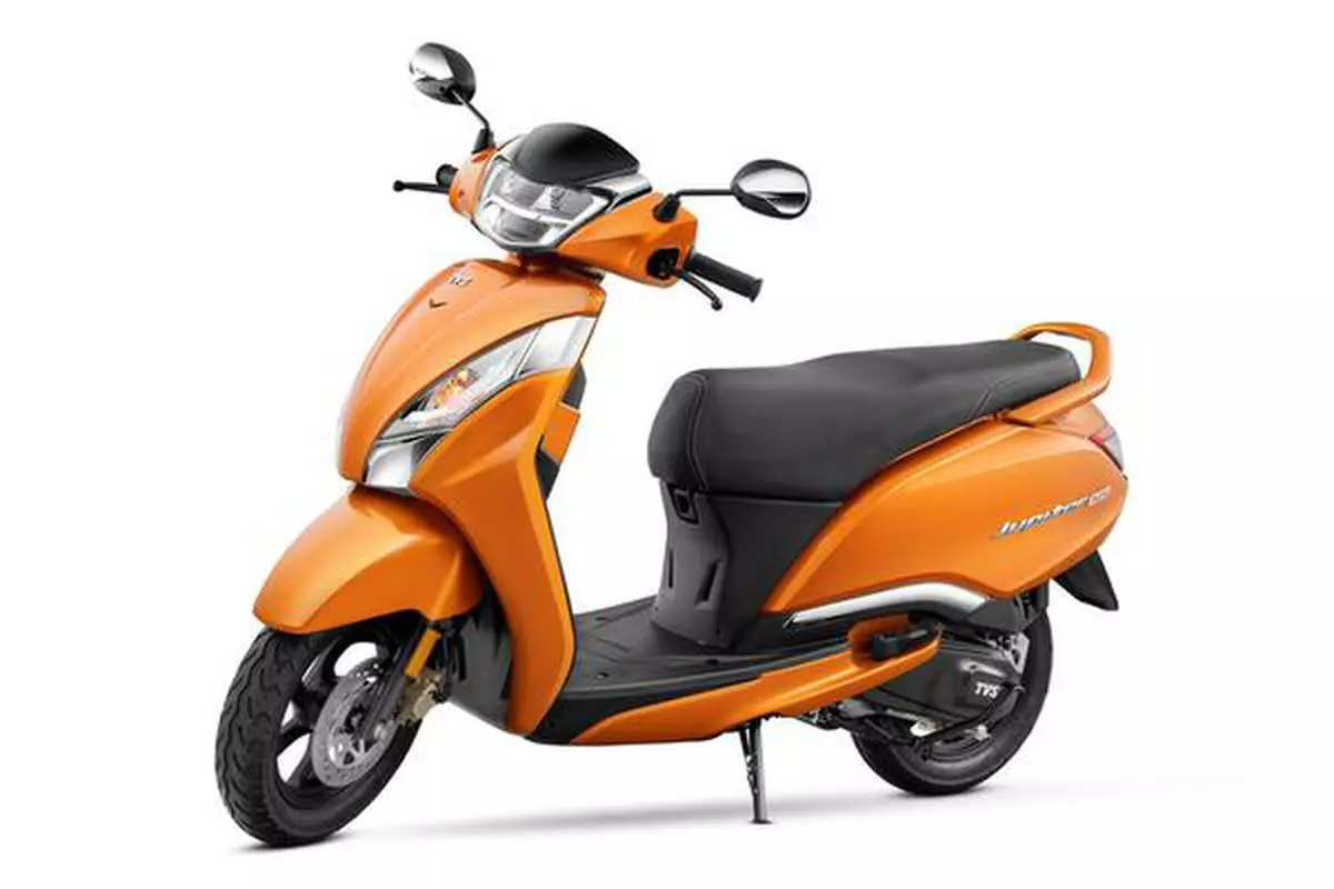 Tvs scooty on sale new model