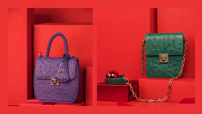 New atelier collection in ostrich and deer leather New atelier collection in ostrich and deer leather