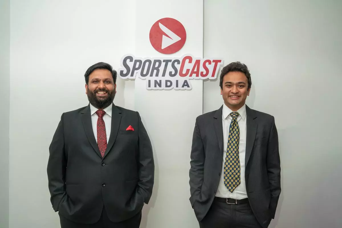 Yash Buchke and Aditya Mohanty, Co-founders, SportsCast India 