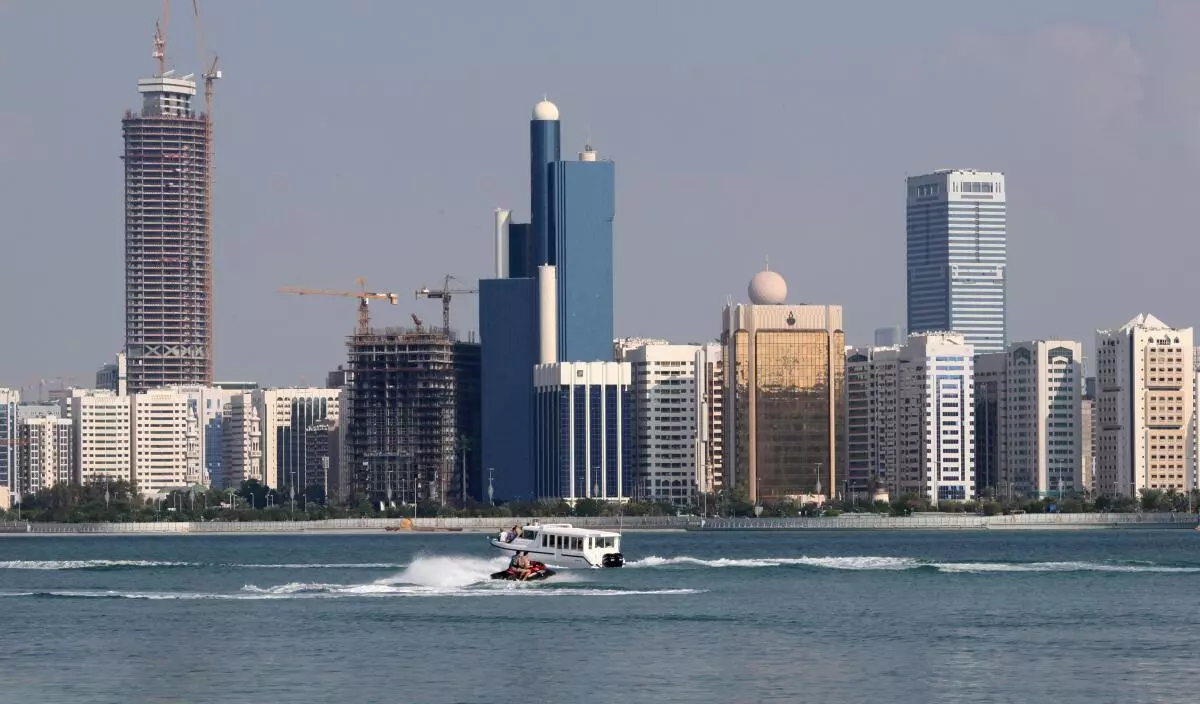 A general view of the Abu Dhabi skyline. REUTERS