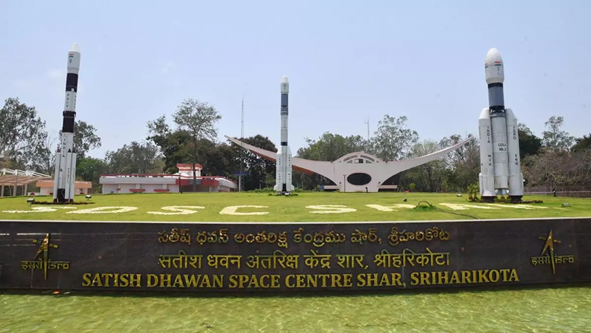 A view of the Satish Dhawan Space Centre Shar, Sriharikota (B Velankanni Raj/The Hindu)