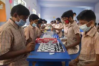 Indian students use coloured salts to form mascot of Chess Olympiad 2022 -  Buy, Sell or Upload Video Content with Newsflare