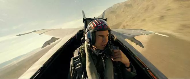 The Tom Cruise fighter-jet movie made the most money at domestic theaters within the year