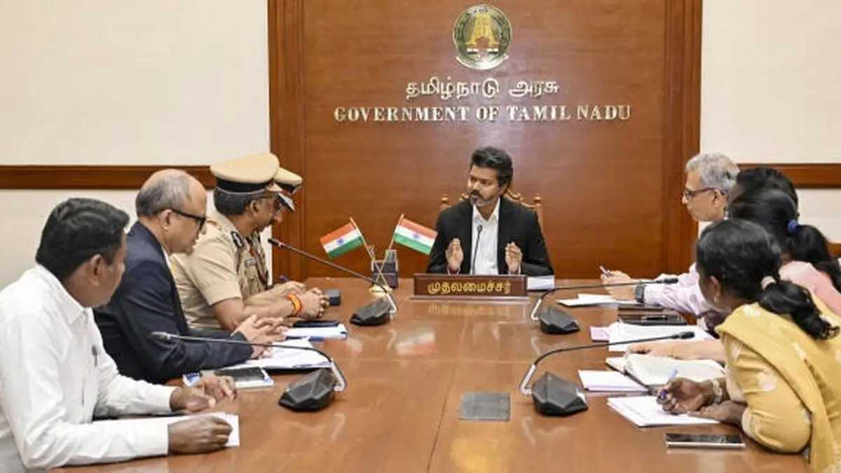 Free electricity, women’s safety and drugs crackdown among CM Joseph Vijay’s first govt orders