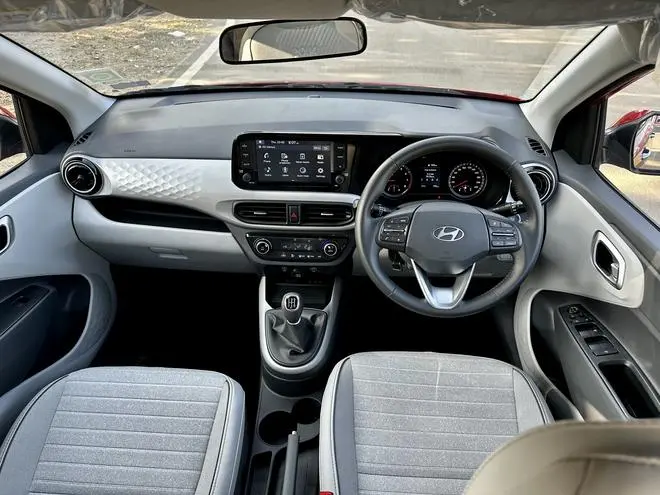 The big change in the cabin is in the safety department, with four airbags being part of the standard fitment now The big change in the cabin is in the safety department, with four airbags being part of the standard fitment now