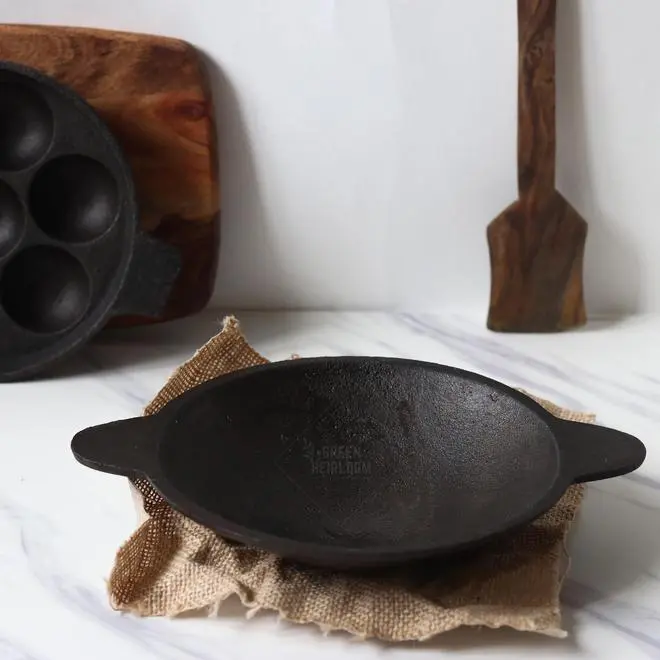 Greenheirloom’s Cast Iron Appam Pan Greenheirloom’s Cast Iron Appam Pan
